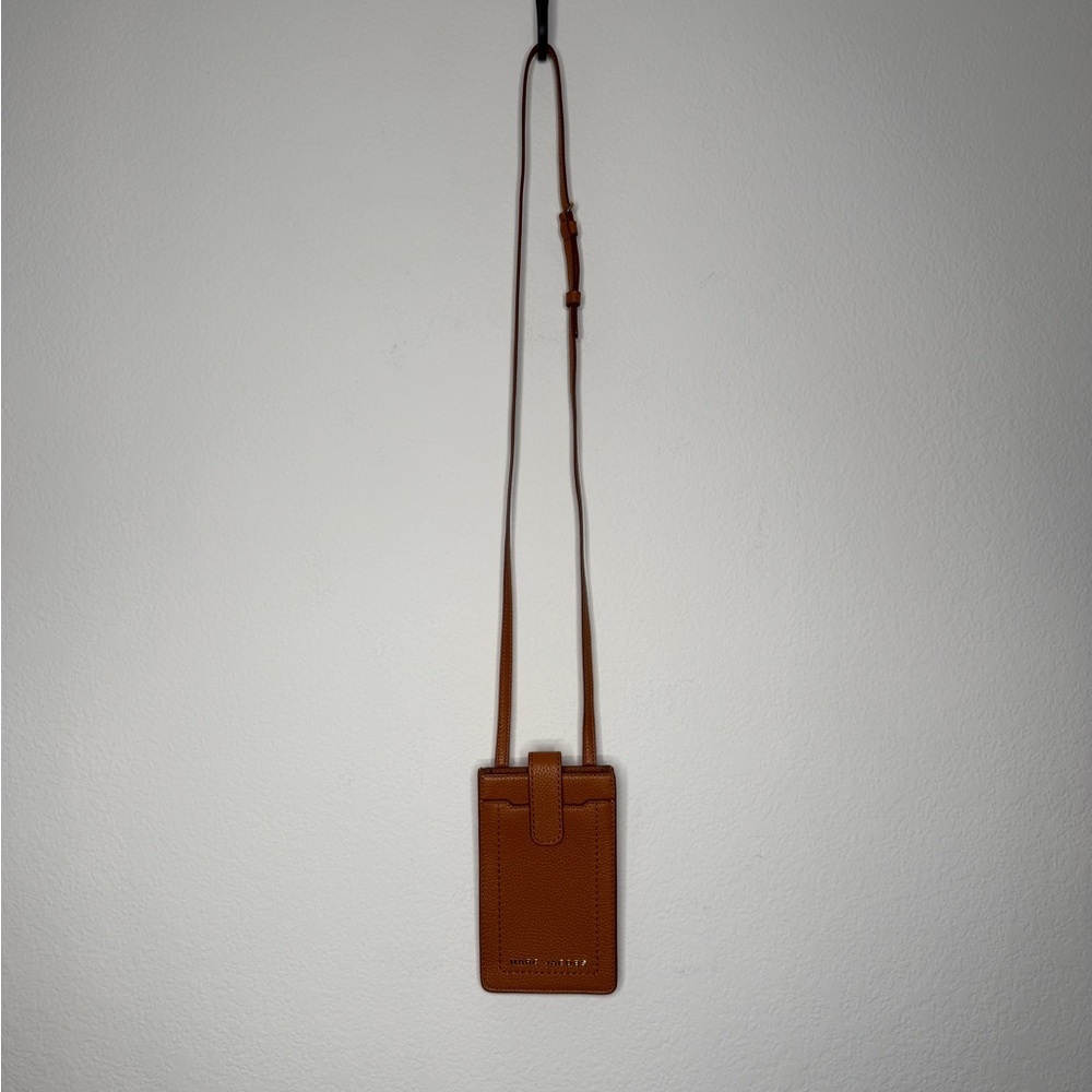 Marc Jacobs Groove Phone Crossbody Smoked Almond Pebbled Leather OS